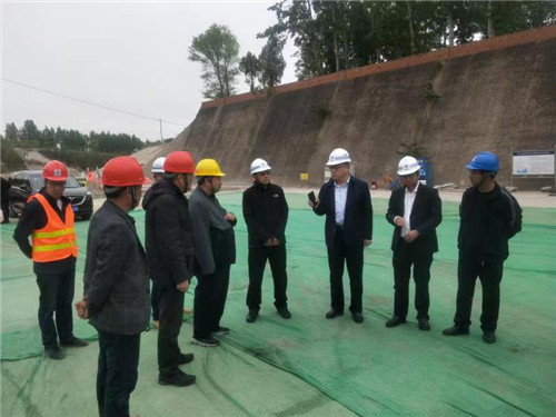 唐山市水利局李建华同志带队检查全域治水润城工程安全生产工作
