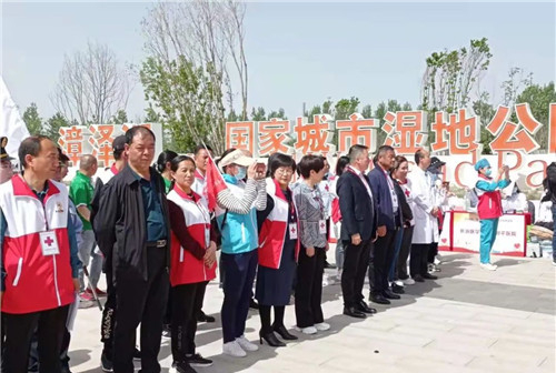 山西省长治市红十字会举行“关爱生命 救在身边”活动