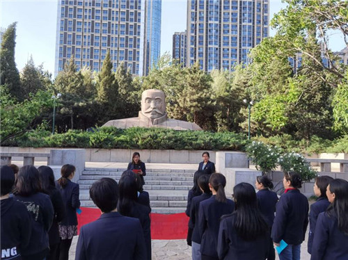 河北唐山双新小学开展“学大钊精神 做红色传人”主题党日活动