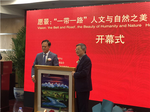 “黄建南艺术展”在北京中国国际文化交流中心隆重开展