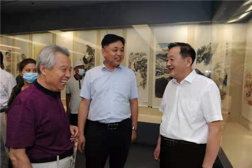 第十届中国江北水城书画精品展在山东聊城中国运河博物馆开展