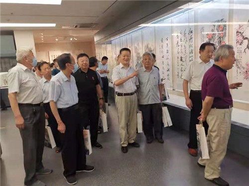 第十届中国江北水城书画精品展在山东聊城中国运河博物馆开展