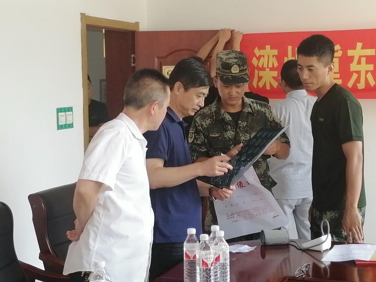 河北省滦州市冀东眼科医院开展进警营义诊活动