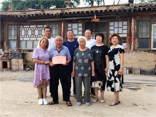 张家口蔚县：83岁老人心系国家 情暖灾区