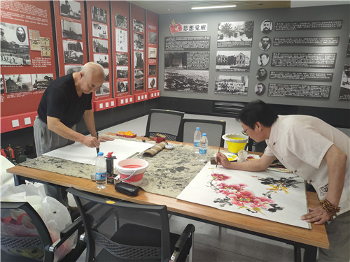 迎“八一"铸军魂书画笔会感恩慰问活动在唐山市开平区举行