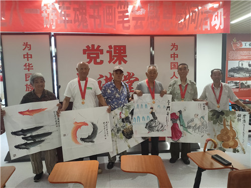 迎“八一"铸军魂书画笔会感恩慰问活动在唐山市开平区举行
