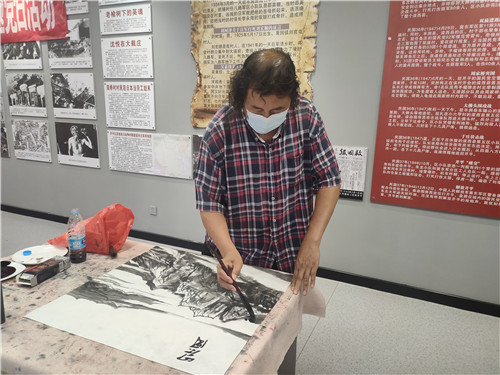 迎“八一"铸军魂书画笔会感恩慰问活动在唐山市开平区举行