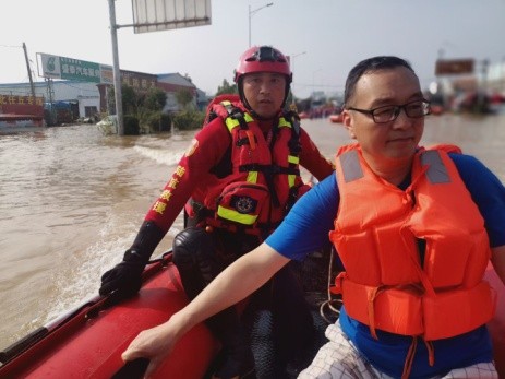 郓城陆航应急救援促进中心：河南洪涝灾害救援记录