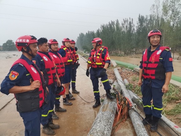 郓城陆航应急救援促进中心：河南洪涝灾害救援记录