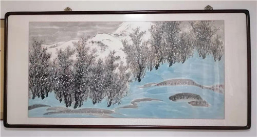 唐山爱心公益事业的画家钱泽东