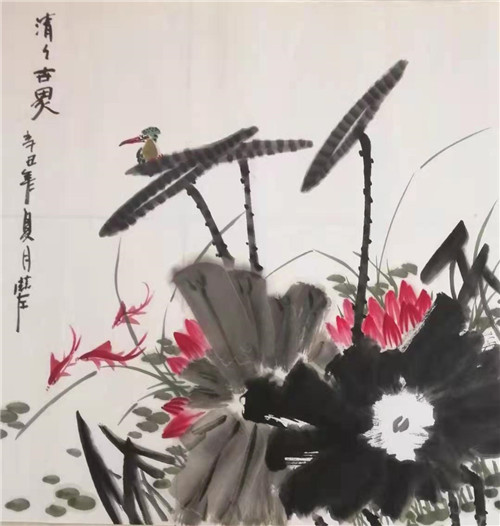 唐山爱心公益事业的画家钱泽东