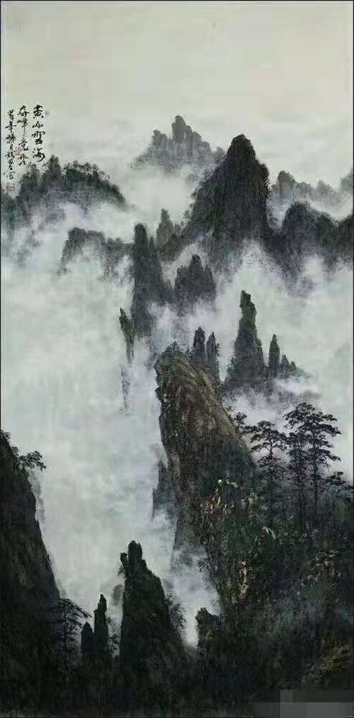唐山爱心公益事业的画家钱泽东
